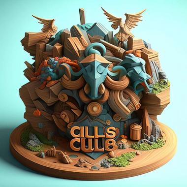 3D модель Гра Sky Clash Lords of Clans 3D (STL)